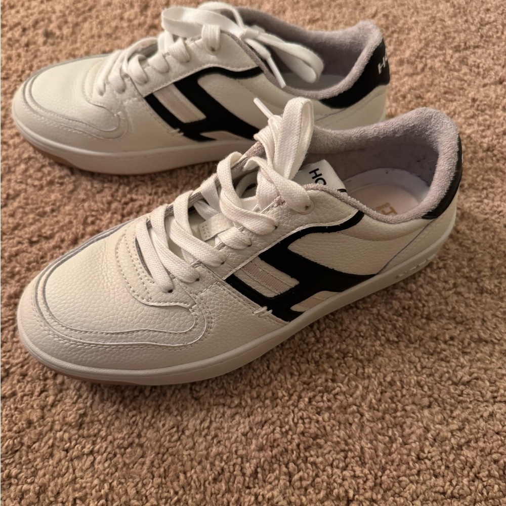 Hoff Women's Black and White Athletic Sneakers